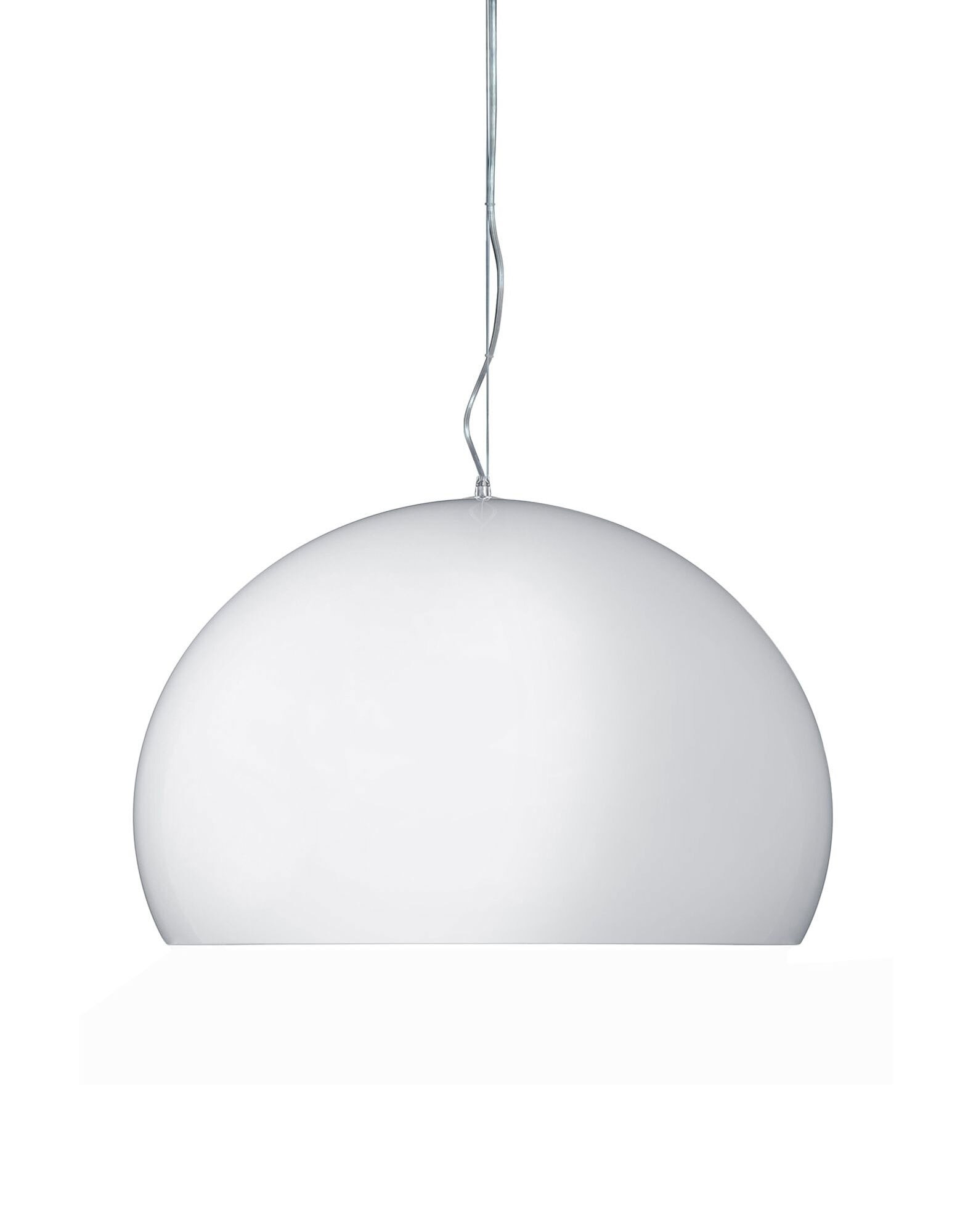 Kartell Suspension Lamps BIG FL/Y Glossy Opaque WHITE | Kartell