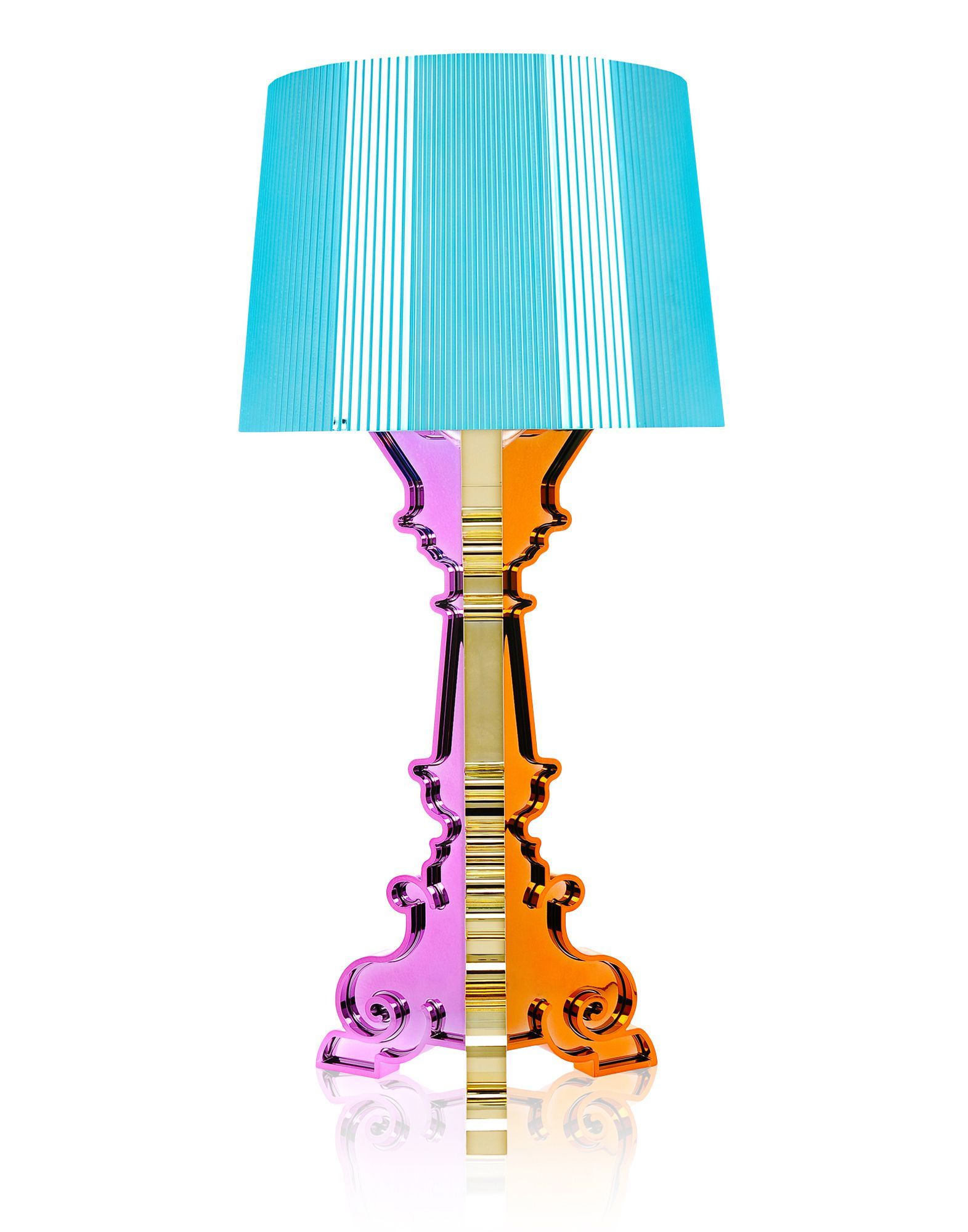 Kartell Table Lamps BOURGIE Metal LIGHT BLUE MULTICOLOR | Kartell