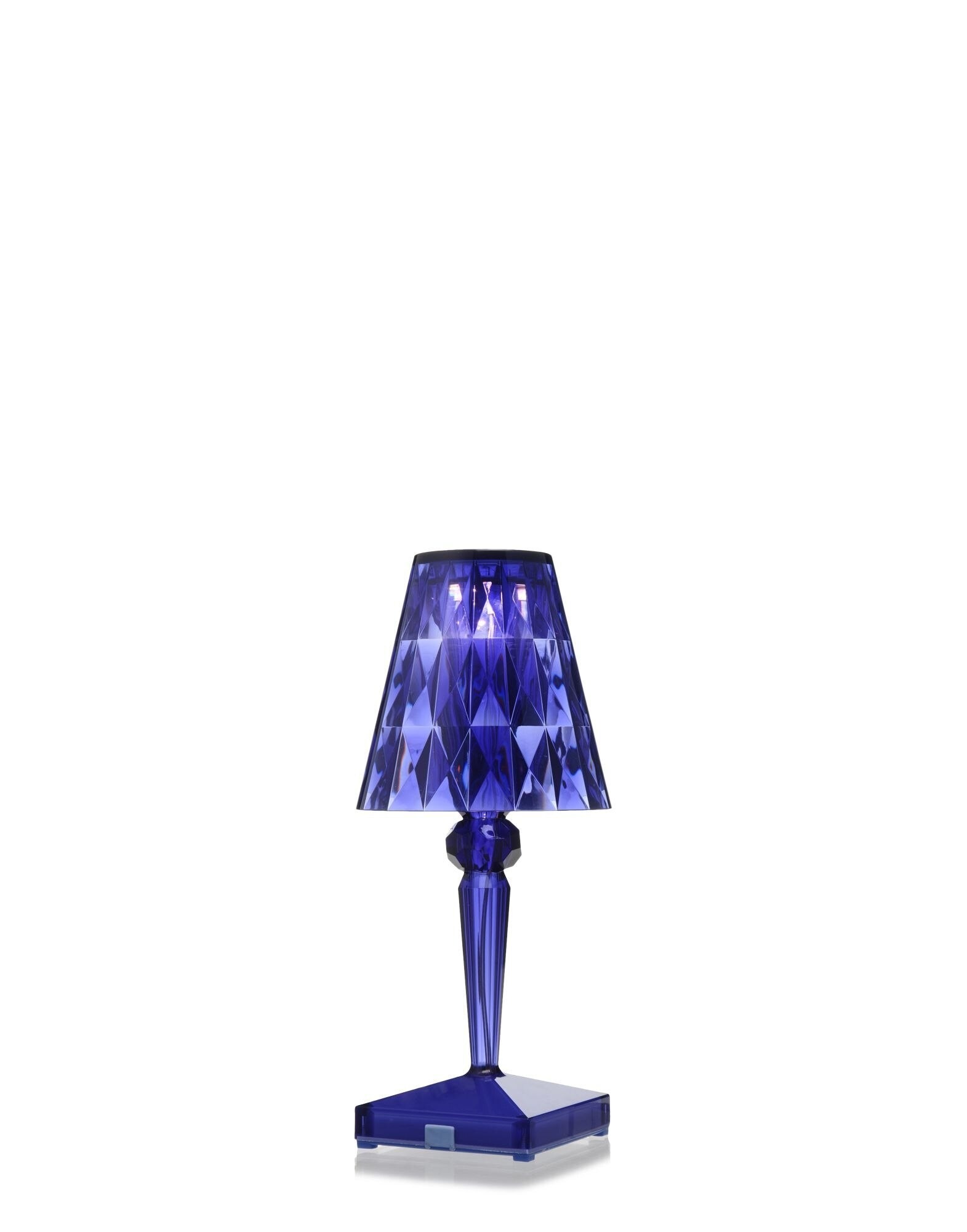 Kartell Table Lamps BATTERY Transparent BLUE | Kartell