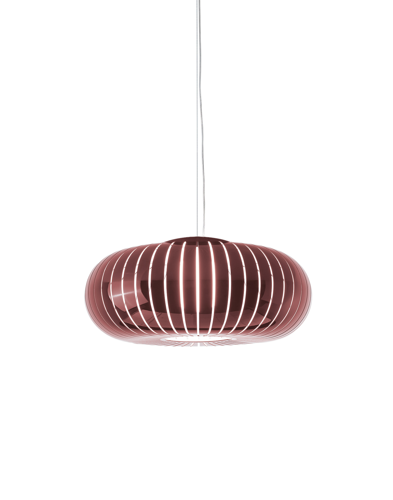 Kartell Suspension Lamps TERESA SUSPENSION BURGUNDY | Kartell
