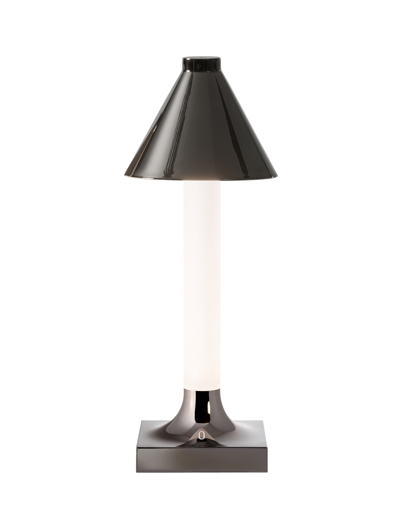 Kartell Table Lamps GOODNIGHT CAP GLOSSY TITANIUM | Kartell