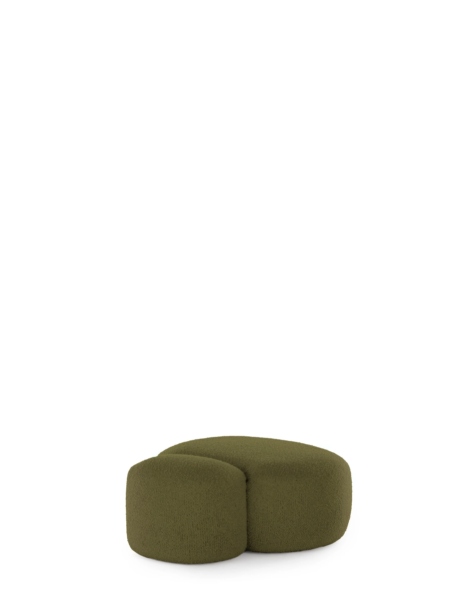 Kartell AALAND Pouf Tissue Gorgone GREEN KARA6266G6_1