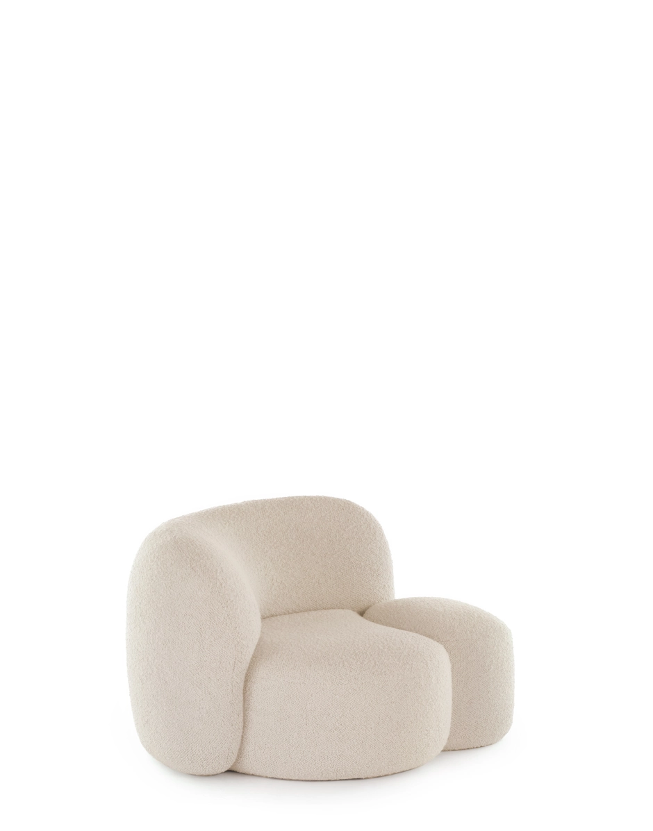 Kartell AALAND Armchair Tissue Gorgone WHITE KARA6267G1_2