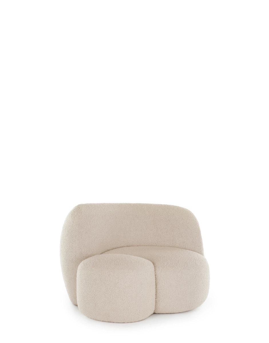 Kartell AALAND Armchair Tissue Gorgone WHITE KARA6268G1_1