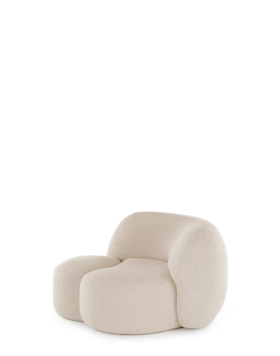 Kartell AALAND Armchair Tissue Gorgone WHITE KARA6268G1_2