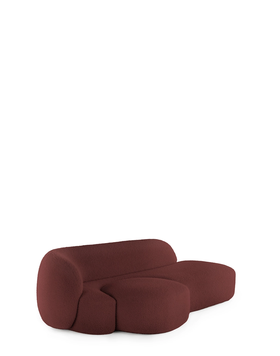 Kartell AALAND Sofa Tissue Gorgone BURGUNDY KARA6270G4_1