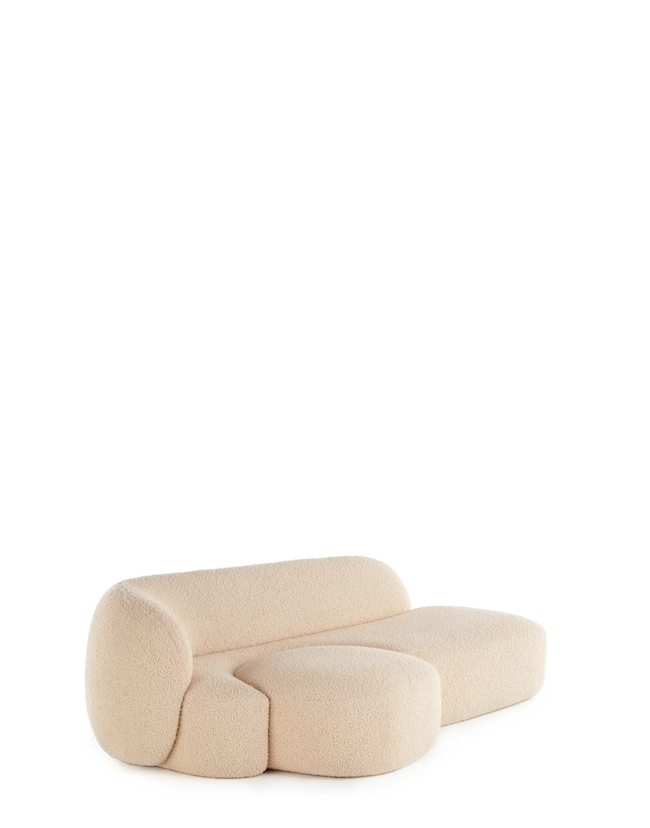 Kartell AALAND Sofa Tissue Bouclé New Stretch CREAM KARA6270K1_1