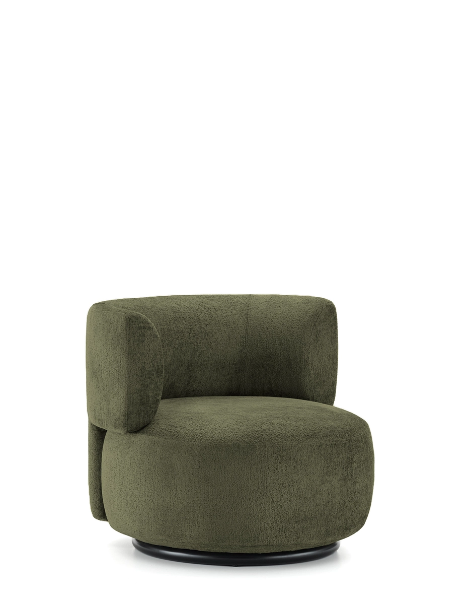 Kartell K-WAITING Armchair Chenille GREEN KARA6280DD_1
