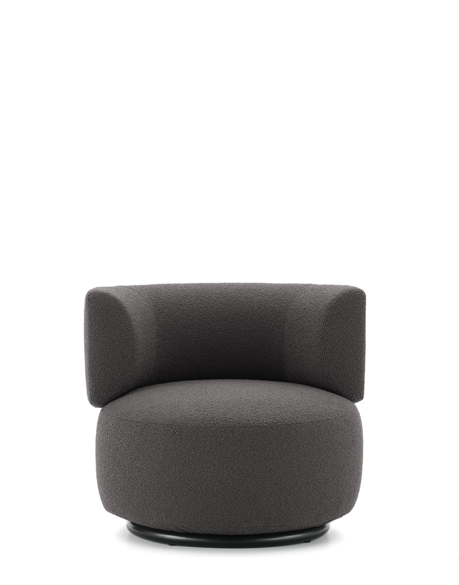 Kartell K-WAITING Armchair Bouclè GREY KARA6280DG
