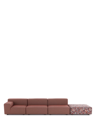 PLASTICS OUTDOOR LIBERTY 3 Posti + 1 Pouf Artemis KARBA306293AR