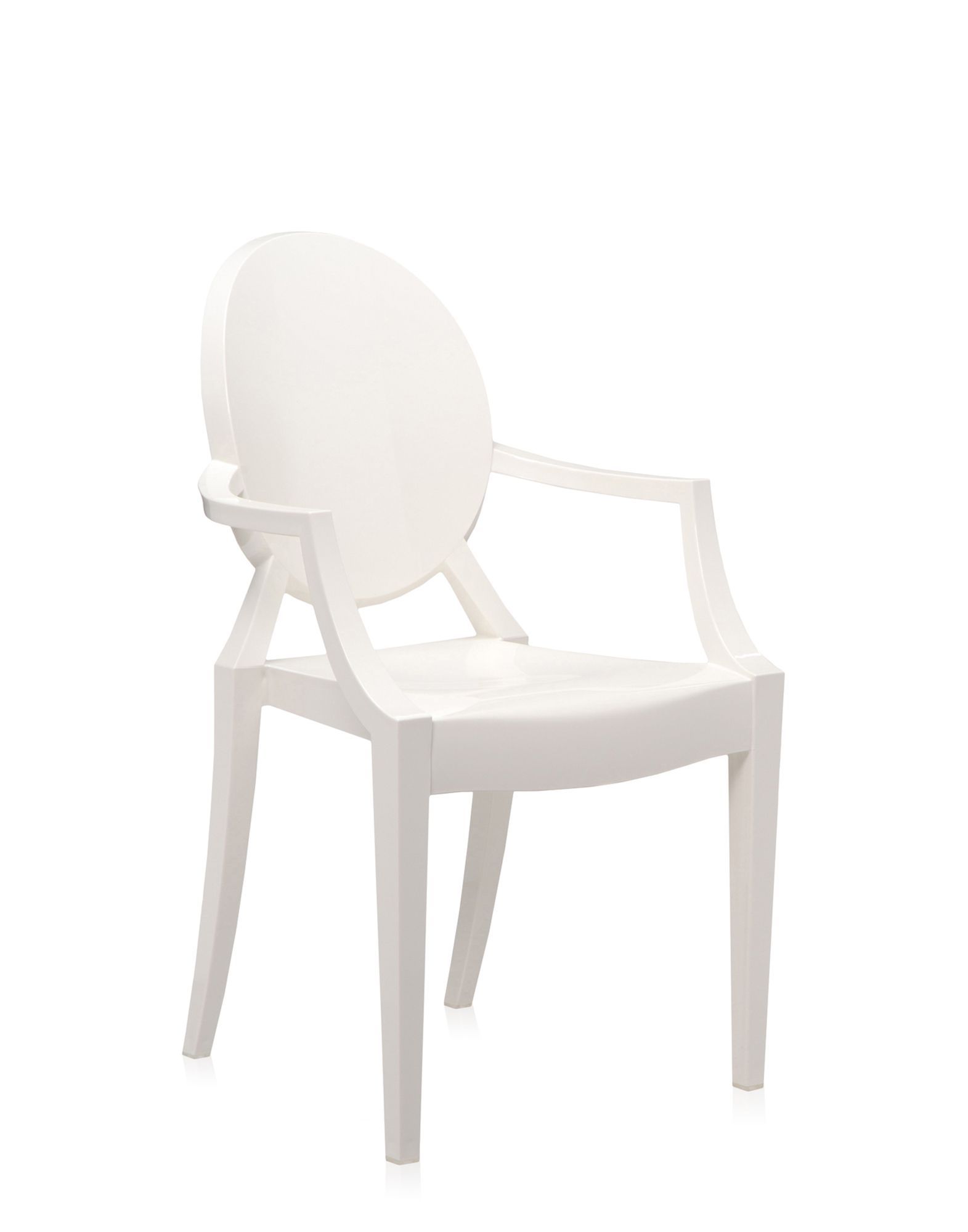 Kartell Chairs LOUIS GHOST GLOSSY WHITE | Kartell