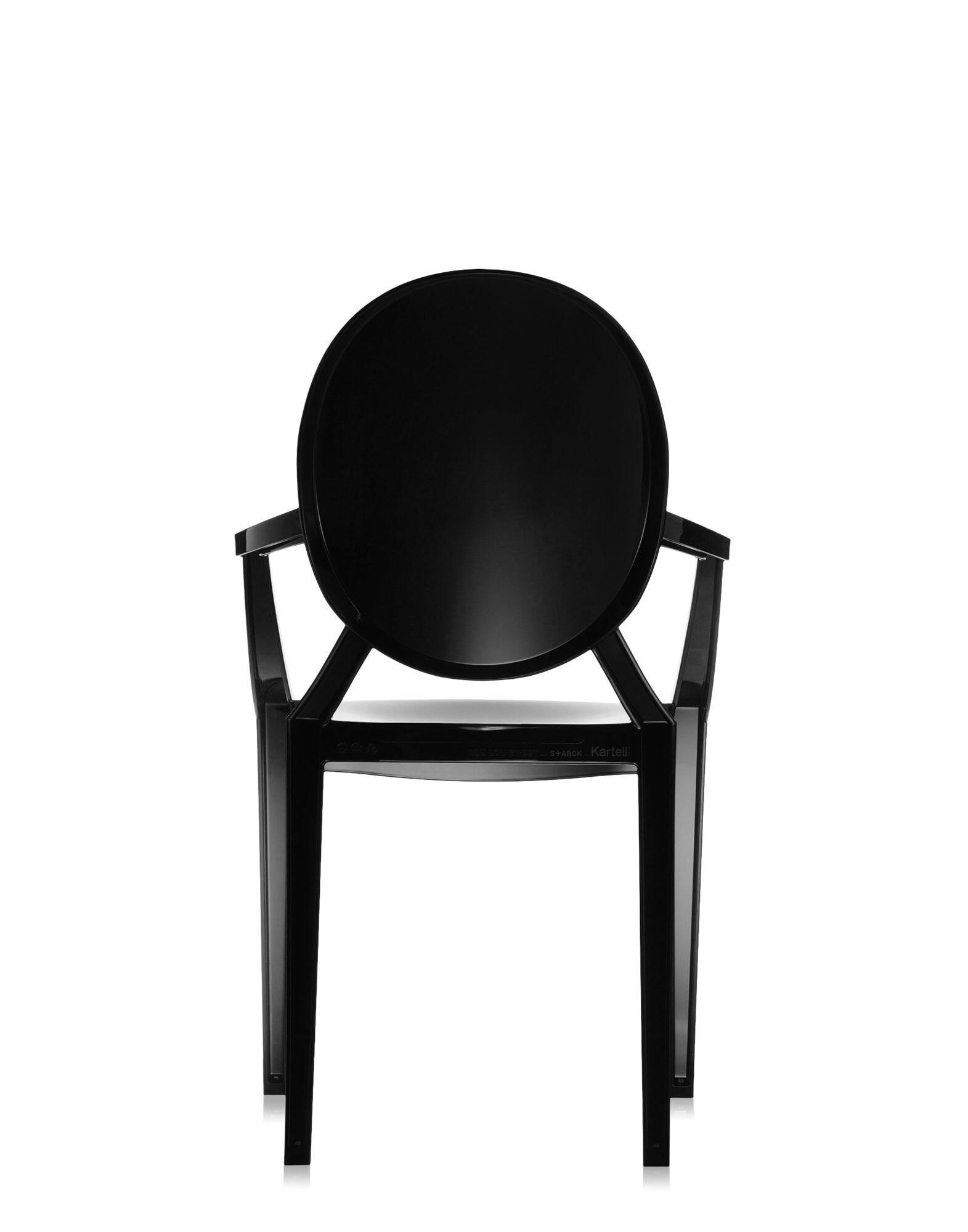 Kartell Chairs LOUIS GHOST GLOSSY BLACK | Kartell
