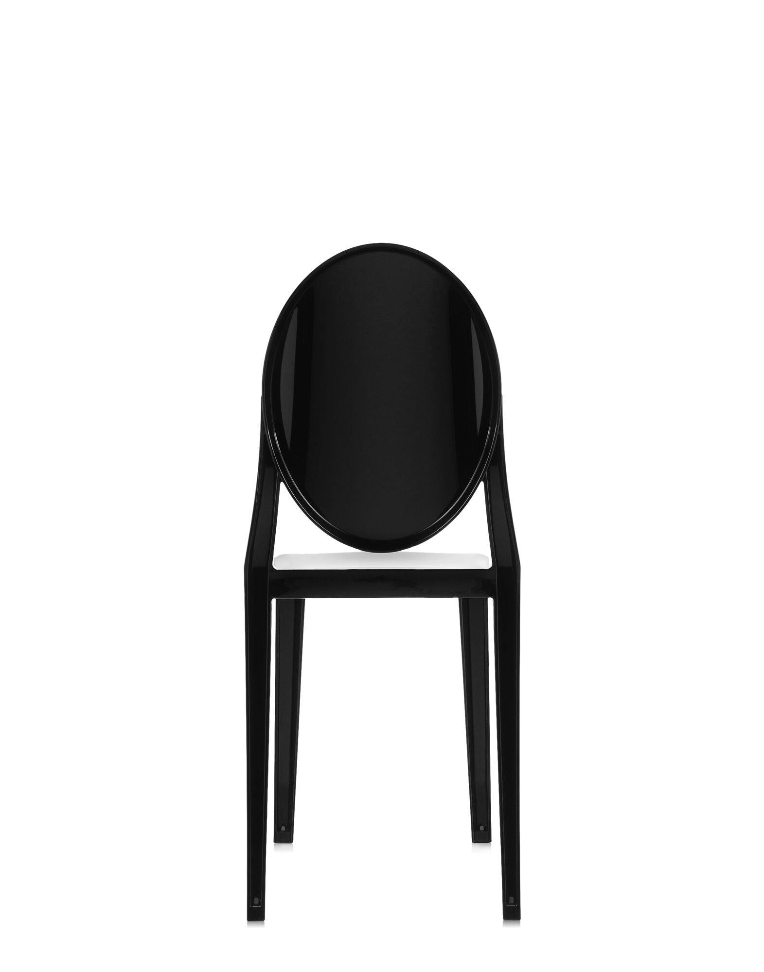 Kartell Chairs VICTORIA GHOST GLOSSY BLACK | Kartell