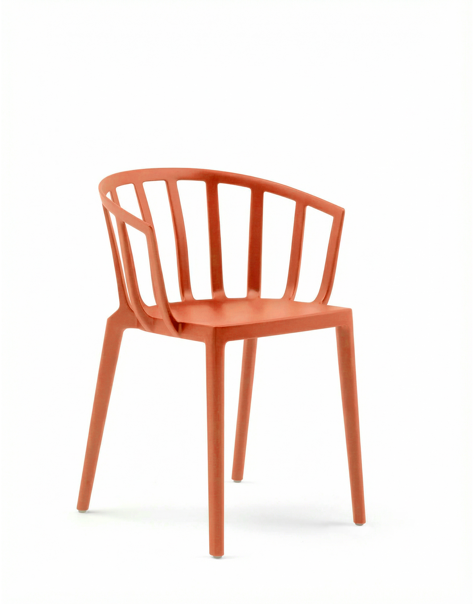 Kartell Chairs VENICE MAT (2 chairs) ORANGE | Kartell
