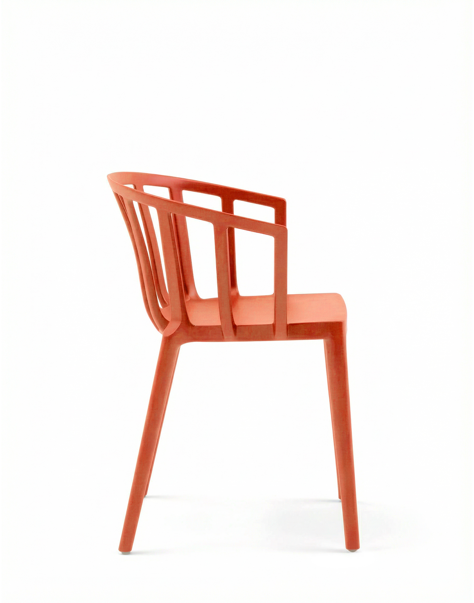 Kartell Chairs VENICE MAT (2 chairs) ORANGE | Kartell