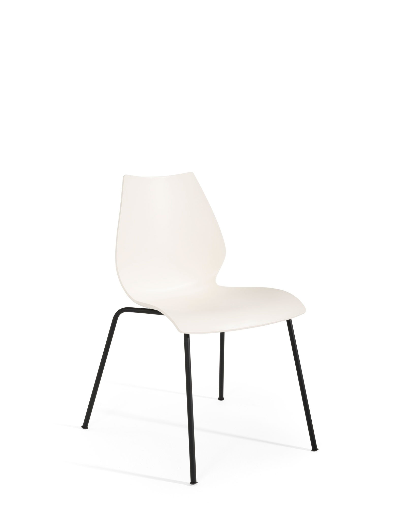 美品！Kartell MAUI「カルテル マウイ」ダイニングチェア 白2脚セット Kartell Chairs MAUI (2 chairs) ZINC WHITE | Kartell