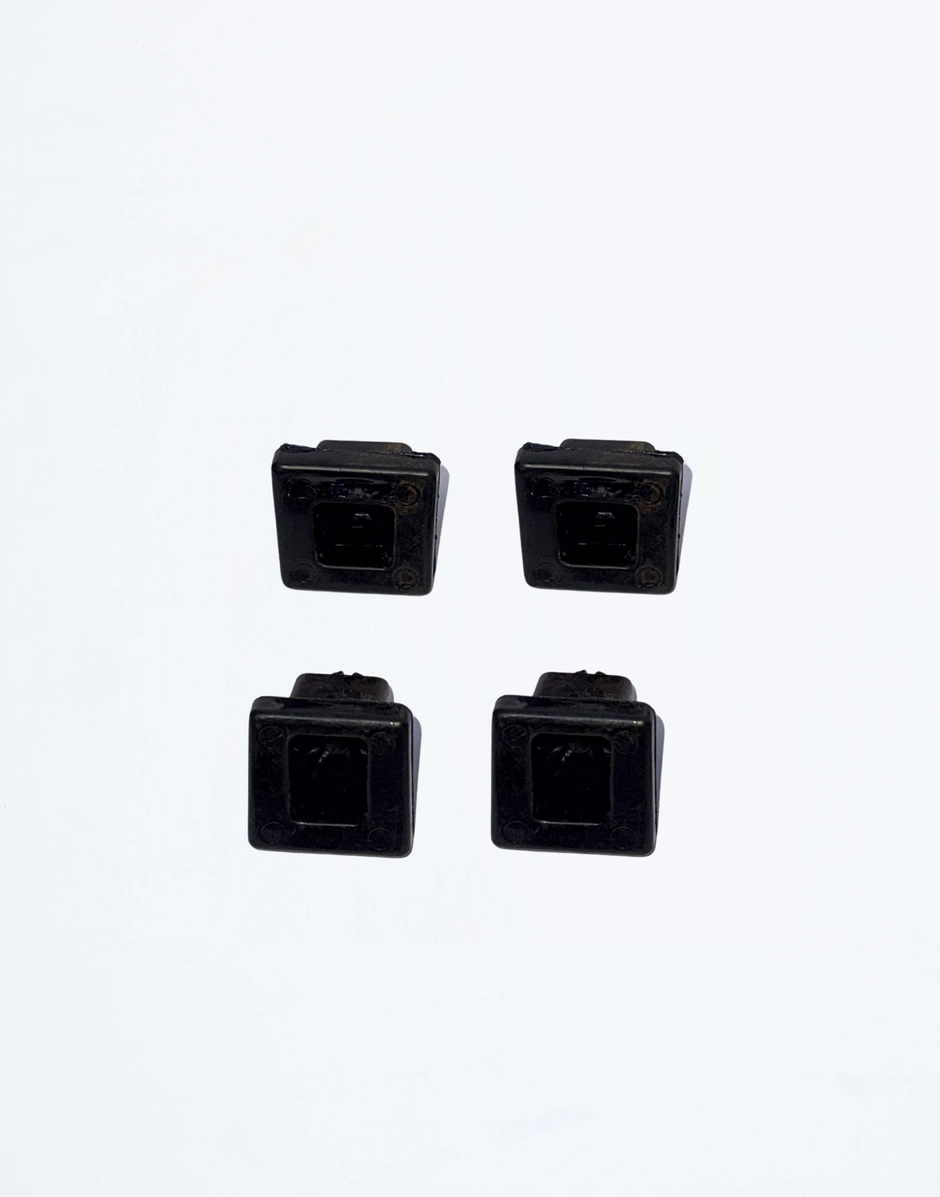 Kartell LOUIS GHOST - Set of 4 Feet Black KARS48525E6