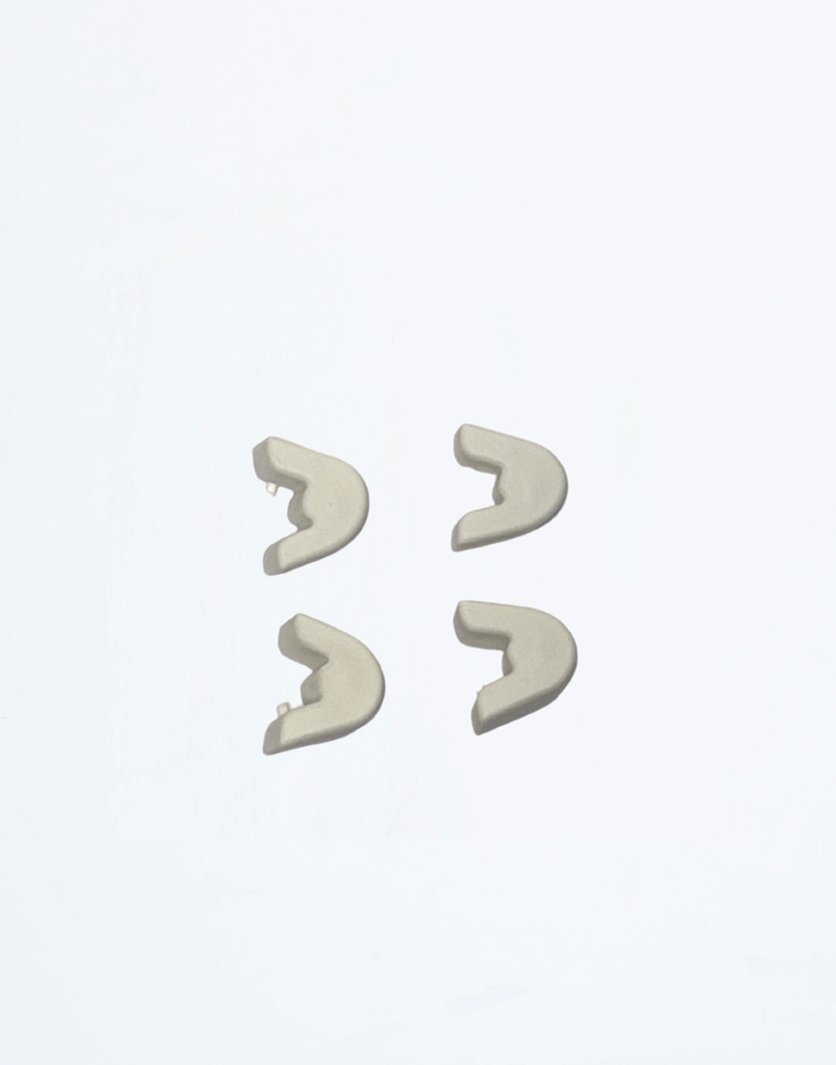 Kartell PIUMA - Kit de 4 Pieds Blanc KARS5802003