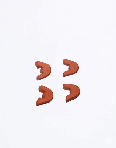 PIUMA - KIT 4 PIEDINI RUGGINE KARS58020RU