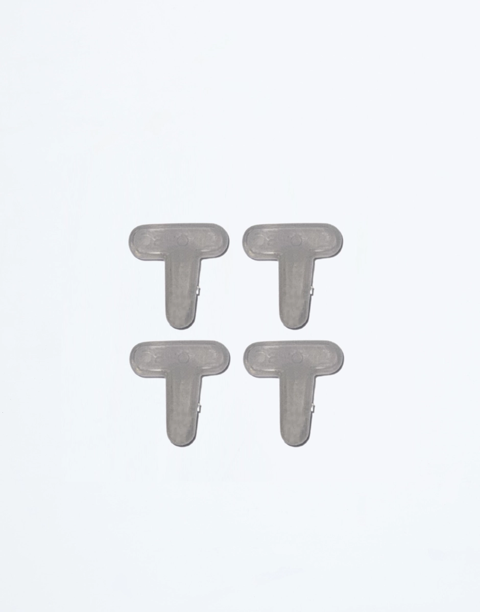 Kartell AMIAMI - Set of 4 Feet Crystal KARS58255B4
