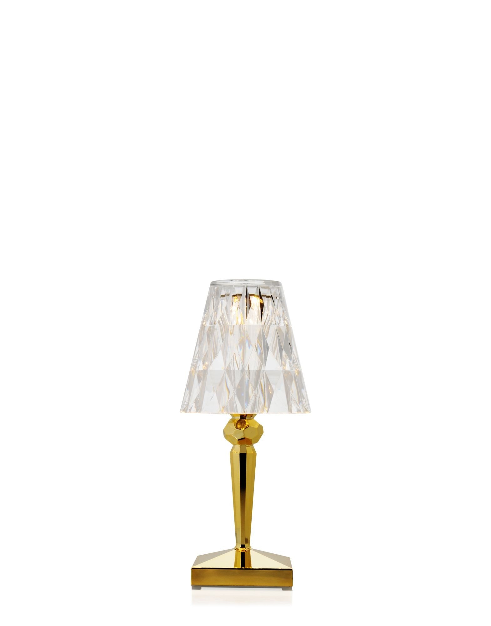 Kartell Table Lamps BATTERY Metal GOLD | Kartell