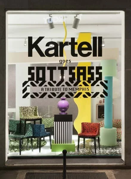 Pilastro - Sgabello di design serie Kartell goes Sottsass, in