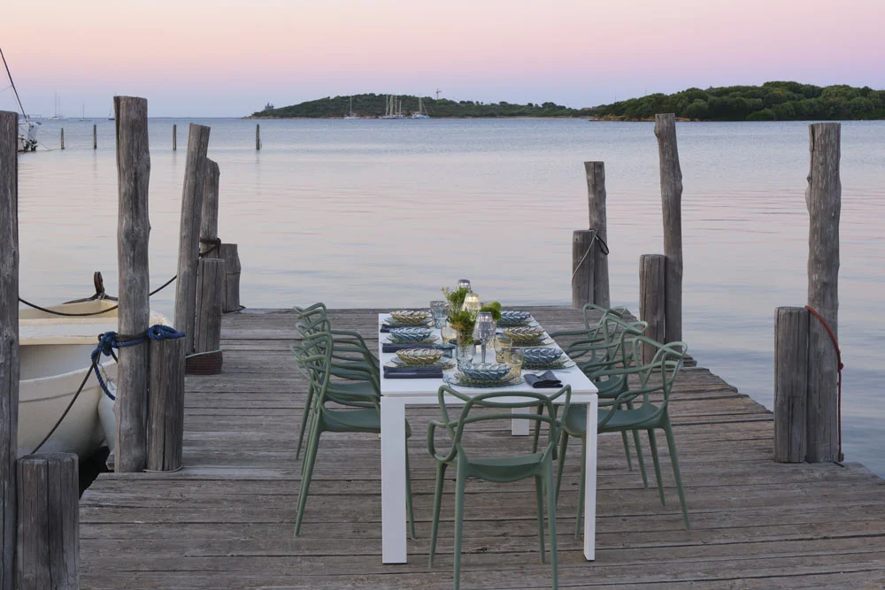 Kartell Tavoli FOUR EXTENDABLE BIANCO Kartell