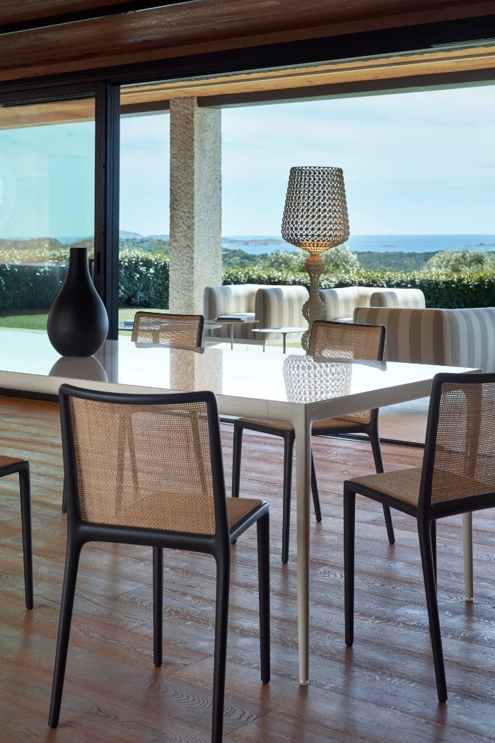 Photo set Kartell ALBERT 280x100 BURGUNDY KAR04115BO 1