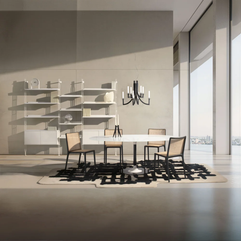 Photo set Kartell BEMBO CREME/SCHWARZ KAR02365PN 3