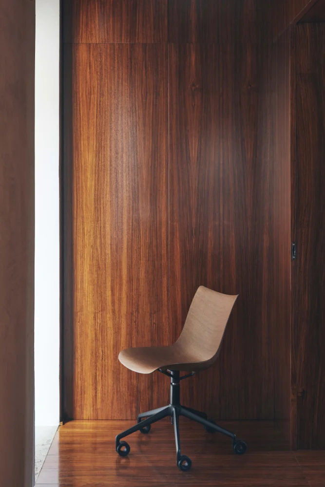 Photo set Kartell P/WOOD Basic Veneer HELLES HOLZ/CHROM KAR05926CC 4