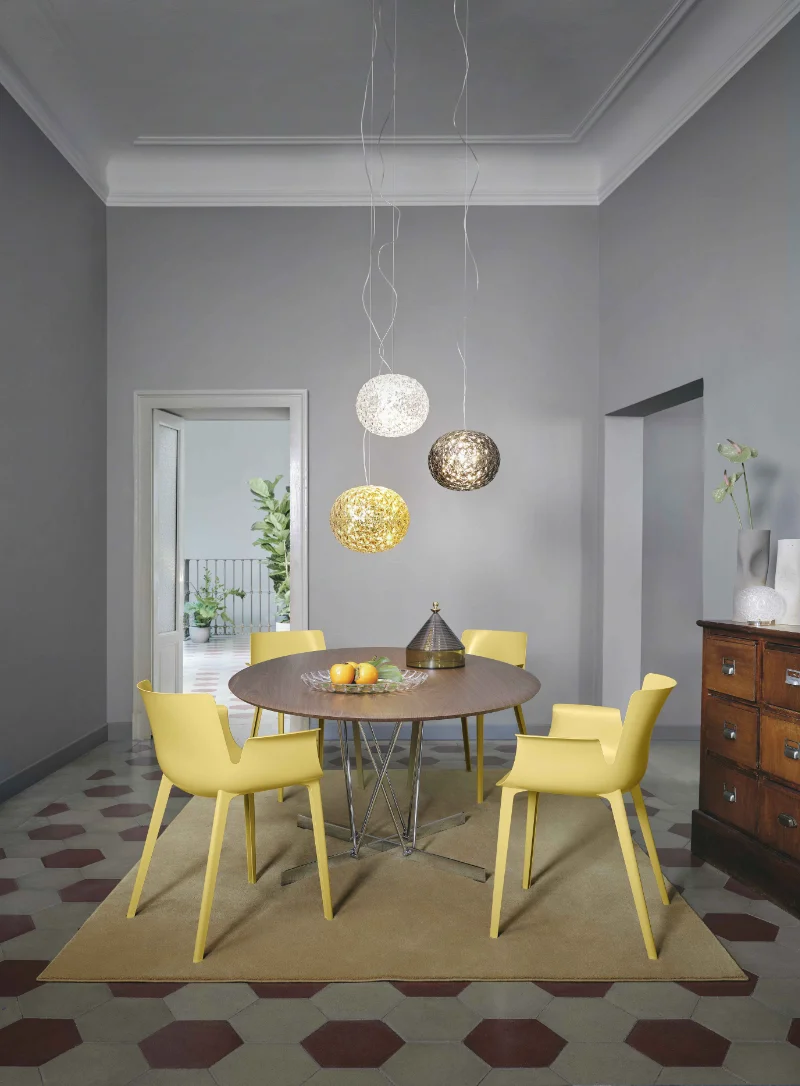 Photo set Kartell PLANET Hanging YELLOW KAR09390GI 8