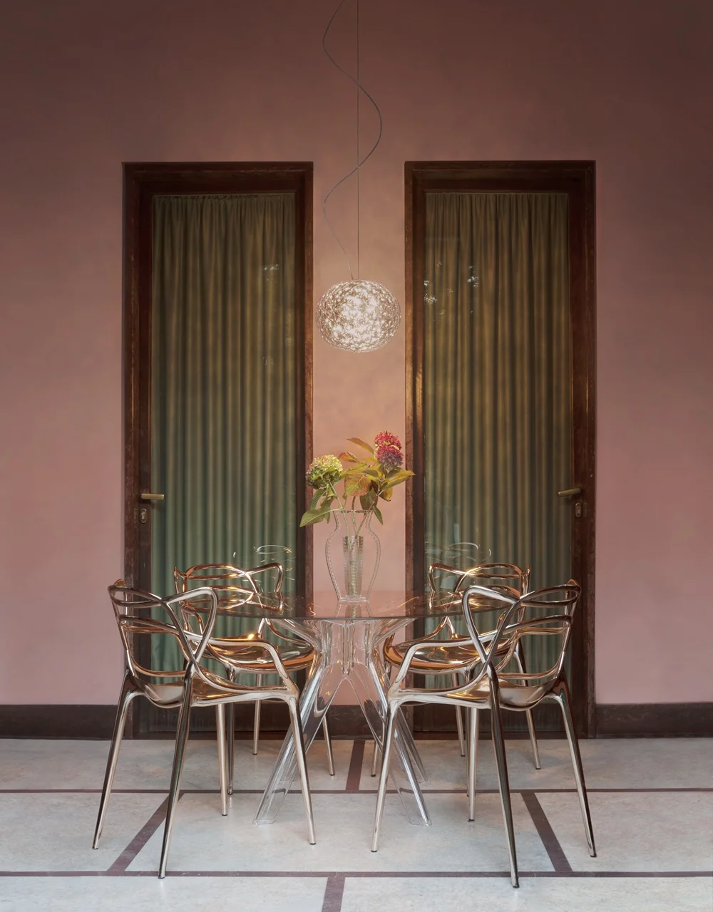 Photo set Kartell PLANET Hanging YELLOW KAR09390GI 6