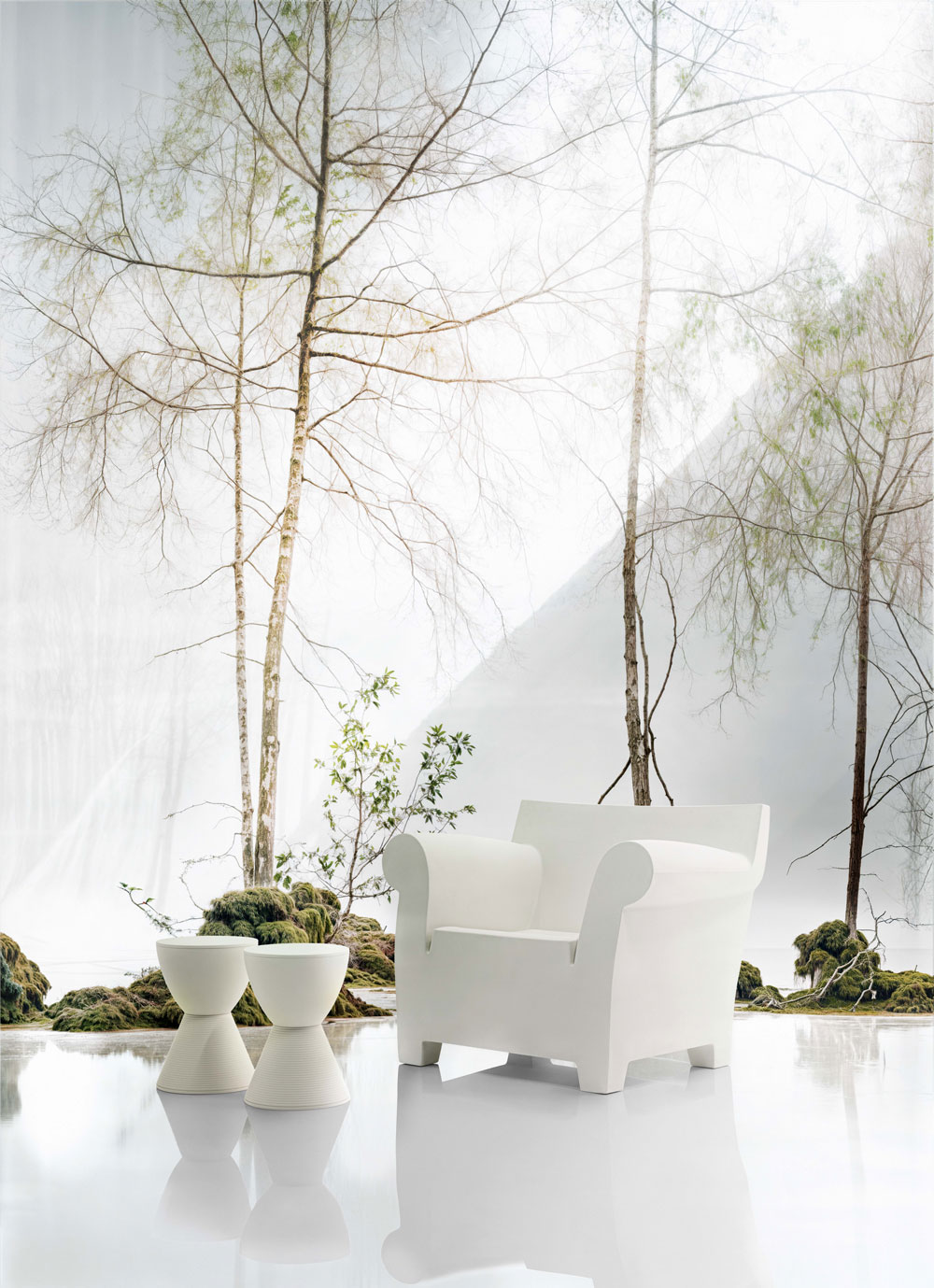 Kartell Side Tables PRINCE AHA WAX WHITE | Kartell