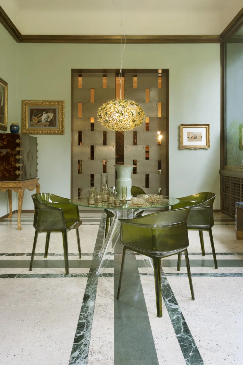 Photo set Kartell SIR GIO Round GREY STRUCTURE: TRASPARENT KAR0327516 0