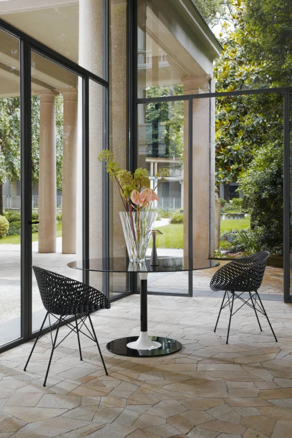 Photo set Kartell SMATRIK Outdoor (2 chairs) BLACK/BLACK KAR0583609 4