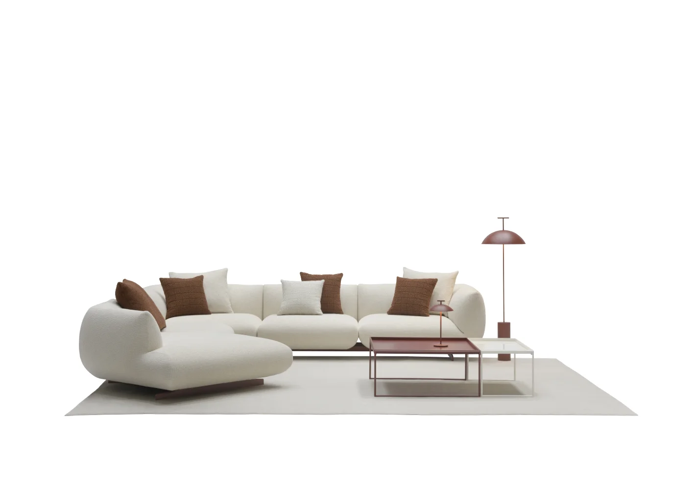 Photo set Kartell SUPER TUBBY 4-seater Sofa GREEN KAR07557VE 0