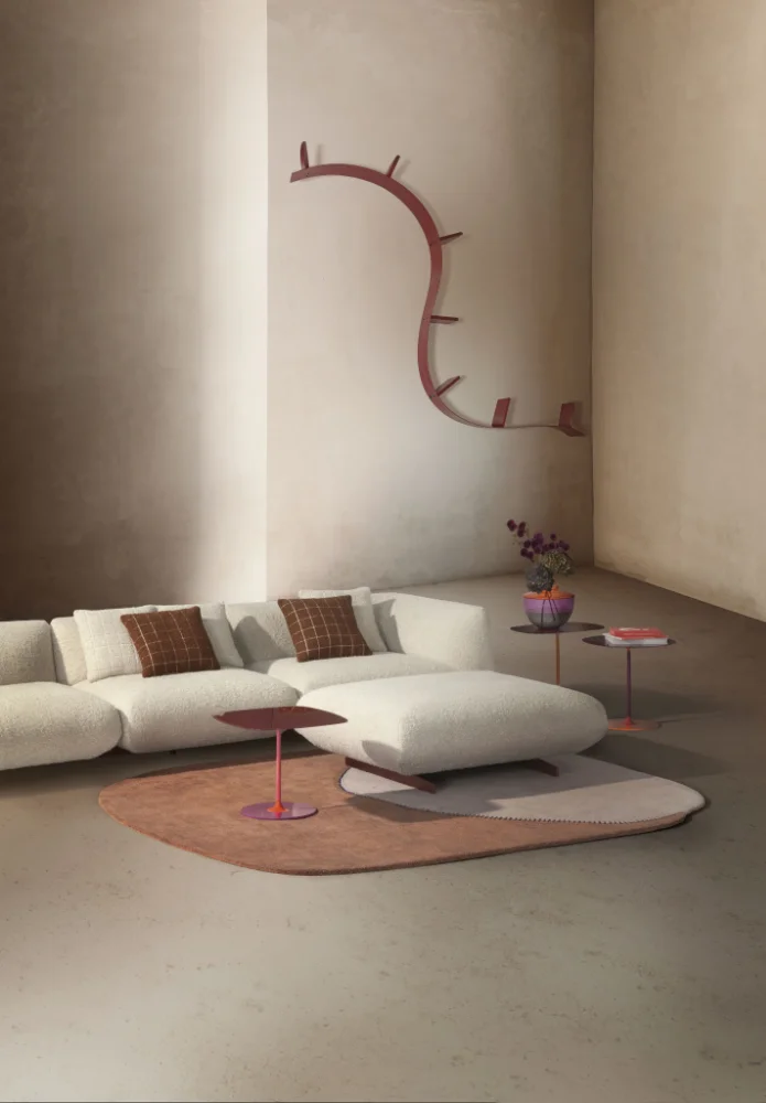 Photo set Kartell SUPER TUBBY Canapé 4 places TERRACOTTA KAR07558A4 1