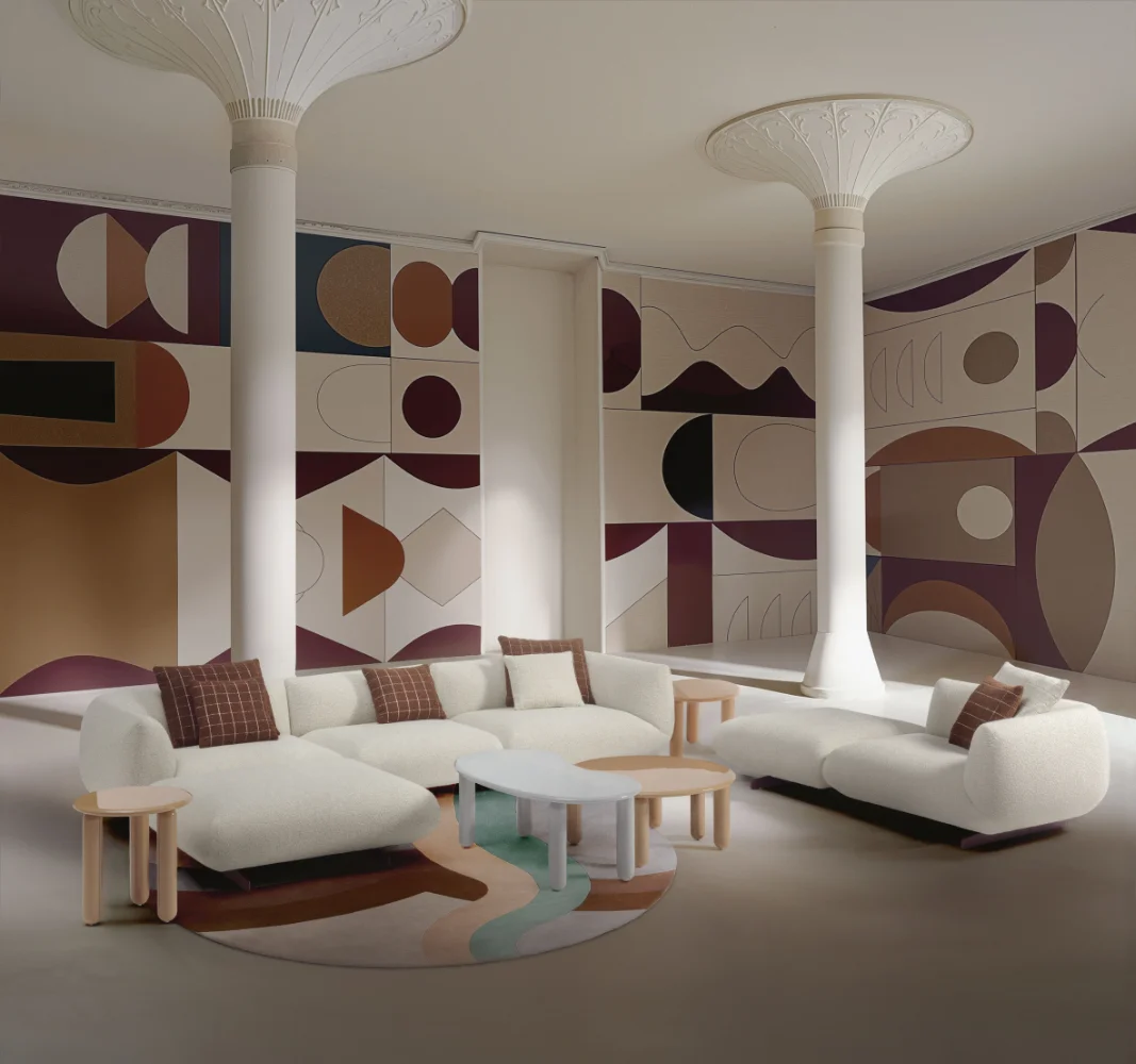 Photo set Kartell SUPER TUBBY Canapé 5 places TERRACOTTA KAR07561RO 1