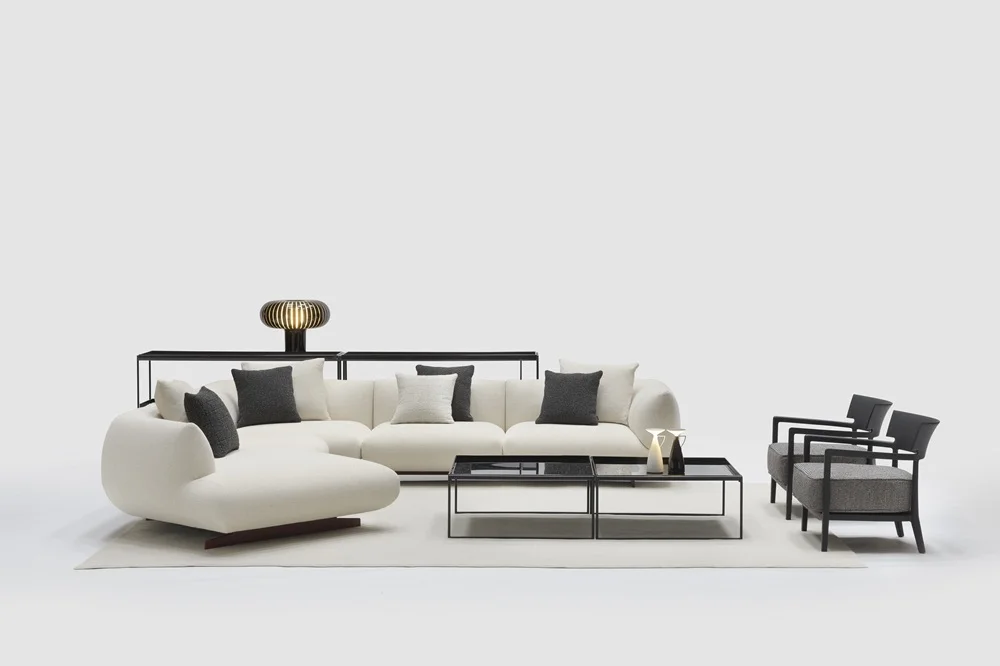 Photo set Kartell SUPER TUBBY 8-seater Sofa WHITE KAR07568BG 1