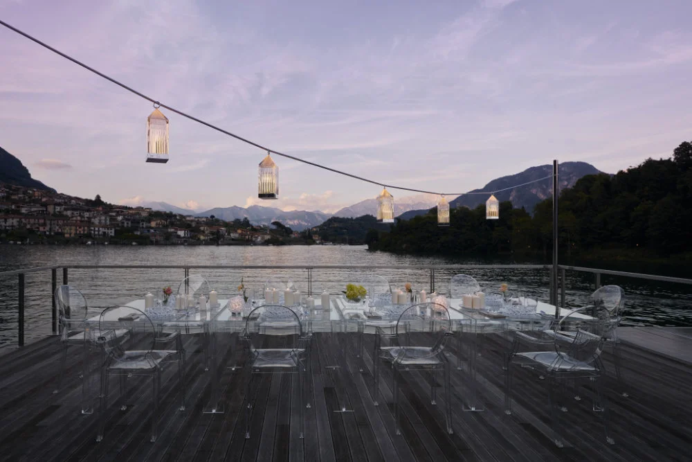 Photo set Kartell INVISIBLE TABLE CRYSTAL KAR05070B4 2